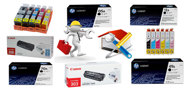 nạp mực máy in chi tiết tại nhà